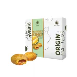 Promo! D.Masking Musang King Durian Biscuits Heong Peah 6pcs/box (1ctn x 12boxes) Gift