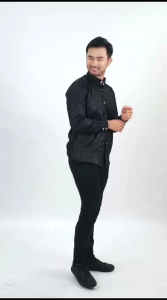 Baju Kemeja Koko Pria Sultan Emboss