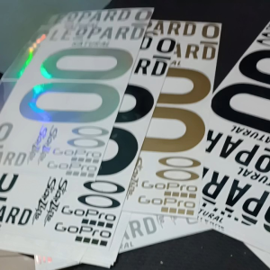 Stiker Helm Leopard Natural & Cutting Sticker