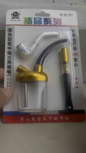 3 IN 1 PIPE HOLDER NZH09 SET PIPA FILTER SARINGAN ASAP PERMANEN SEMUA UKURAN BISA