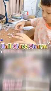 5pcs Liontin Bola Kaca Transparan Dapat Digunakan Untuk Perhiasan Diy / Harga Murah/Bening/Charm/Gantungan Kunci/Kalung/bandul manik