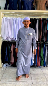 Gamis Pria Jubah Saudi Less Bahan Grade A Terlaris