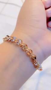 Gelang Tangan Serut Titanium Sisik Naga Fashion Simple CXB01022307