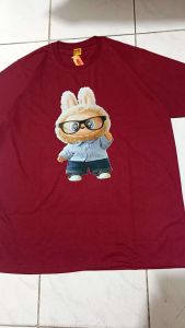 kaos anak labubu kacamata edition