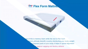 Mandaue Foam 10 YEARS WARRANTY - FLEX FORM PREMIUM MEMORY FOAM Mattress - HIGH DENSITY FOAM with BUILT IN MEMORY FOAM TOP (Single Semi Double Double Queen King 72x75 Super King 72x78)