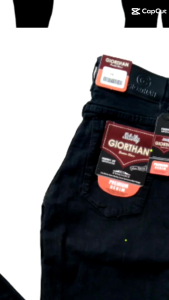 Celana Panjang Jeans Pria Pensil Sobek Lutut Slimfit