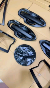 Paket Garnish Depan Belakang Outer Handle Tank Cover Avanza Veloz Xenia 2021 2024 2025 2026 Hitam