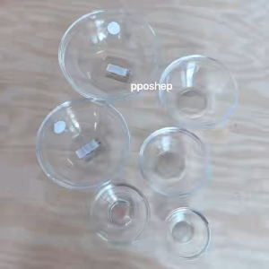 Transparent Mask Bowl Set Essential Oil Bowl Beauty SalonDIYSpa Tools Glass Mask Conditioning Bowl Sili