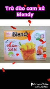 Trà đào cam sả Blendy hộp 88g (8 gói x 11g)
