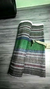 Tikar Lipat Tenun Hajatan Piknik Karpet Lantai Gulung Tanpa Sambungan Ukuran 200x100cm