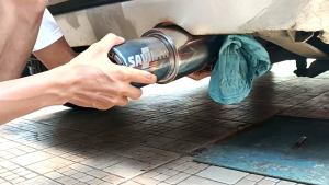 Savinta Knalpot Mobil GBSv2 Stainles Plat 08mm Blue