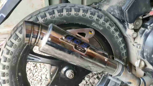 knalpot Racing DOS untuk jenis motor Jupiter MX satria Fu