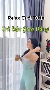 Trà Đậu Giao Đằng [H.à Th.ủ Ô- Đậu Đen- Cỏ Ngọt] Đen Tóc Tăng Sức Đề Kháng Bổ Máu