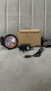 QYD Senter LED Kepala Tahan Air QYD Q7801 40W 6400MAH 6000 lumen Baterai Lithium Rechargeable Cahaya Putih