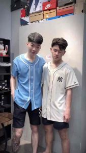 CHÍNH HÃNG - ÁO THUN NEW ERA BASEBALL JERSEY BLACK SHORT SLEEVE - 13334764