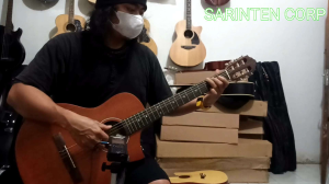 Gitar Akustik Classic Marfill CC-560 warna coklat cocok untuk belajar ngulik lagu traveller