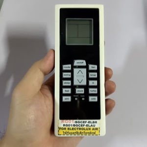 รีโมทแอร์ Electrolux หน้าดำ RG01 อิเล็กโทรลักซ์ ดำ