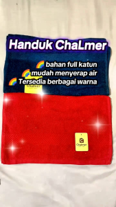 Handuk Mandi CHALMER  Traveling / Tanggung  Size 50 x 100cm Premium Polos Halus Lembut Terlaris
