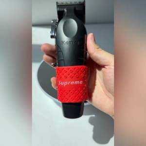 ห่วงกันลื่นปัตตาเลี่ยน สีแดง เซต 3 ชิ้น ใส่ได้กับตัวกันขอบ ตัวตัด เครื่องโกนหนวด