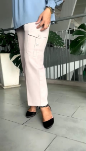 New arrival cargo cotton palazzo ready stock di Malaysia