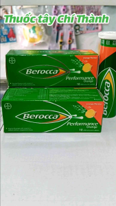 Viên sủi BEROCCA Tăng cường sứa khỏe hương cam tuyp 10 viên