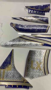 Bộ tem yamaha nouvo 4 Lx màu xanh bạc hàng nhập Thái Lan chất lượng cao dành riêng cho dòng xe này tem in lụa màu sắc cực đẹp và bền giá bán cực tốt bán lẻ như bán sỉ