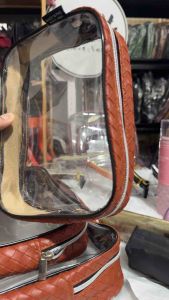 Lear Bruns Transparent PVC Clear Travel Pouch Trolly Organizer