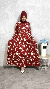 Gamis Jersey Lemonskin 1581: Desain Modern & Bahan Nyaman