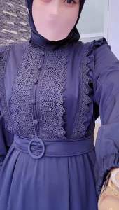 Dress cantik katun bordir bordira maxy premium cantik by fatiha