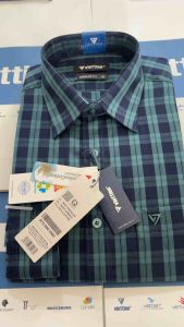 (8P0122) mÁo sơ mi Việt Tiến chính hãng tay dài form regular fit hơi ôm 100%cotton