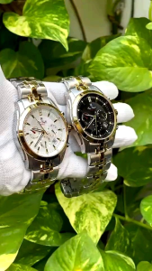 Đồng hồ nam hiệu OP 6 kim hoạt động máy pin Miyota Nhật size 42mm kính sapphire chống trầy chống nước tốt