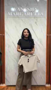 Atasan Crop Polos Knit / Crop Top Fashion Wanita 9013