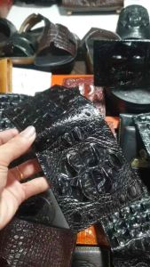 Ví da cá sấu 2 mặt 8 gù to cá sấu già cho nam