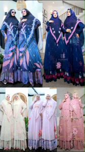 ELDEENA RABELLA: Baju Gamis Syari Muslimah Rabella Series By El.Deena & Nazra Sha