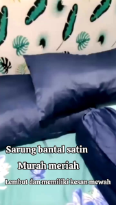 Sarung guling satin murah meriah ukuran 70x90 bikin tidur makin nyamanbahan satin velvet terasa lembut dan bikin tampilan makin mewah dengan harga murah