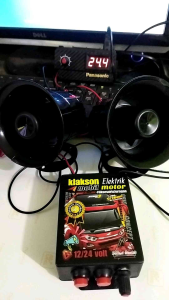 KLAKSON TELOLET BASURI ELEKTRIK 30W 12/24 VOLT