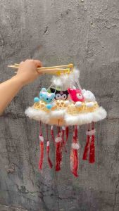 ĐÈN LỒNG THÚ BÔNG RỌ NHỰA đèn nháy cho bé iu chơi Trung Thu