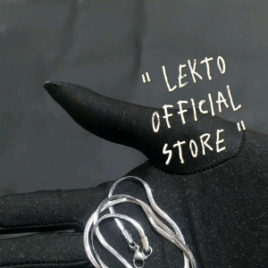 Kalung Titanium Anti Karat Pria Wanita Silver Asli Original Model Pipih Kalung Monel jewellery