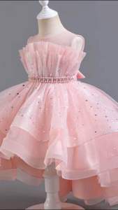 DRESS PESTA ANAK PEREMPUAN GAUN MEWAH ANAK CEWEK CANTIK GLAMOUR IMPORT