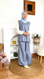 Setelan Kulot Anak dan Remaja Akia by Cutetrik