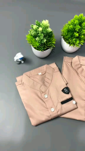 Baju Koko Couple Ayah Anak Lengan 3/4 Toyobo Kurta Elegan Modern Muslim