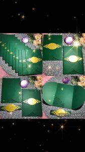 RonMae❣️🦋💜10 pcs 5”x 7” Simple Design Trifold Cover for WeddingsBirthdays & Debut(Invitation NOT INCLUDED)