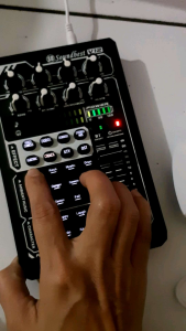 Mixer Mini Live Streaming Sound Card Soundbest V12