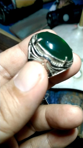 Batu Akik Hijau Natural Unik kode 5/82