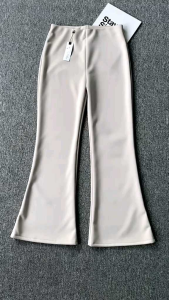 Flare Pants - Highwaist Flare Pants - Celana Kulot Semi Cutbray Wanita