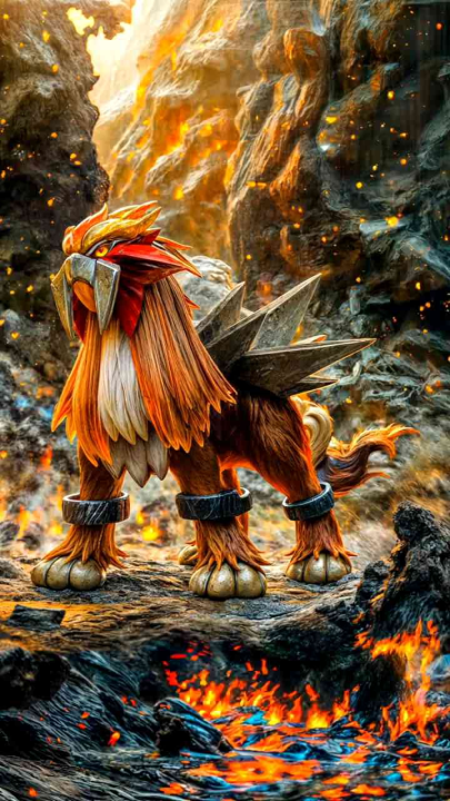 Mega Entei Kartu Pokemon TCG Japan Ori Entei-MEGA Dream-ex-M2a 020/193 Kartu Game ...