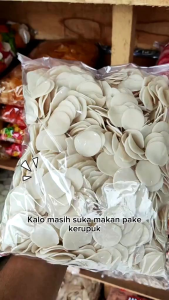 1 KG KERUPUK BAWANG PUTIH - ENAK DAN GURIH - MENTAH - TANPA DIJEMUR - COCOK DIGORENG ATAU SEBLAK - GROSIR KERUPUK