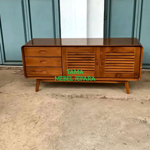 meja tv minimalis / meja tv murah / meja tv jati / buffet tv retro