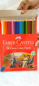 Duniasekolah Pensil Warna Faber Castell Classic 24 Warna