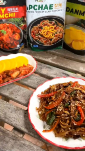 Set Japchae GotKimchi Halal 1-2hidangan ( Glass noodles + Japchae sauce ) Mi Kaca Mr Korea Korean Glass Noodles vermicelli dangmyeon